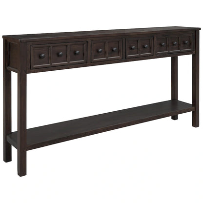 Rustic Entryway Console Table