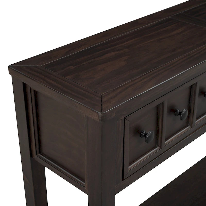 Rustic Entryway Console Table