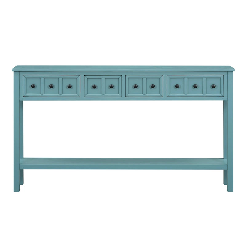 Rustic Entryway Console Table