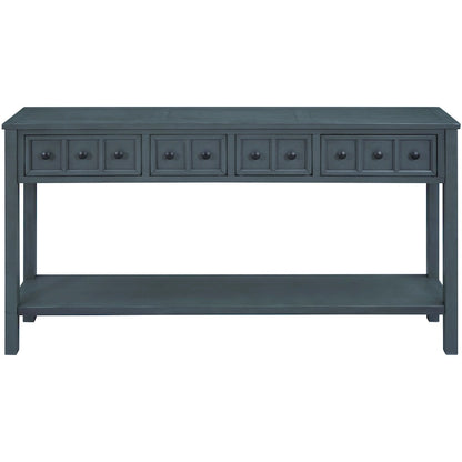 Rustic Entryway Console Table