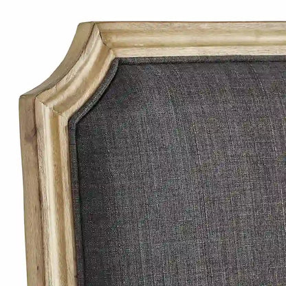 Deana Arched Linen and Wood Dining Chairs (Set of 2) by iNSPIRE Q Artisan