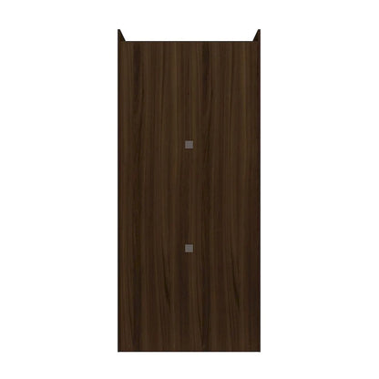Manhattan Comfort Mulberry 35.9 Open Double Hanging Modern Wardrobe Closet with 2 Hanging Rods