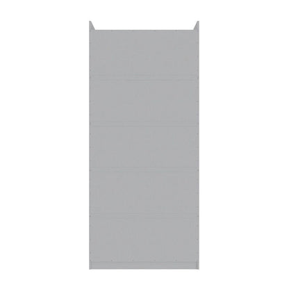 Manhattan Comfort Mulberry 35.9 Open Double Hanging Modern Wardrobe Closet with 2 Hanging Rods