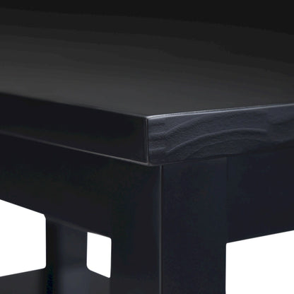 WYNDENHALL Norfolk SOLID WOOD 14 inch Wide Rectangle Transitional Narrow Side Table - 14 Inches wide