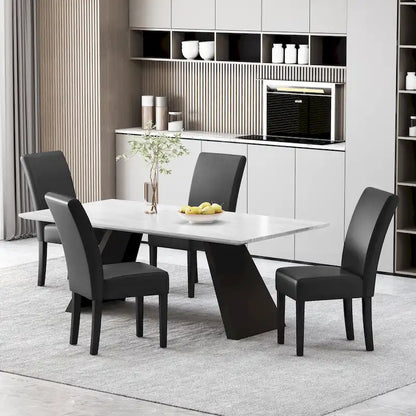 Pertica Patterned Upholstered Dining Chairs (Set of 4) by Christopher Knight Home