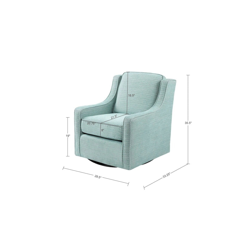Madison Park Lois 360 degree Swivel Chair