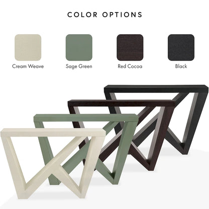 DH BASIC Modern Decorative Console Table with W-Shaped Legs by Denhour