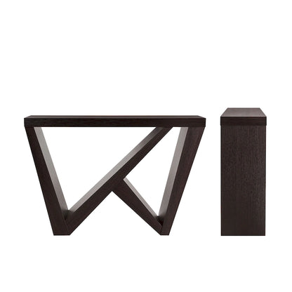 DH BASIC Modern Decorative Console Table with W-Shaped Legs by Denhour