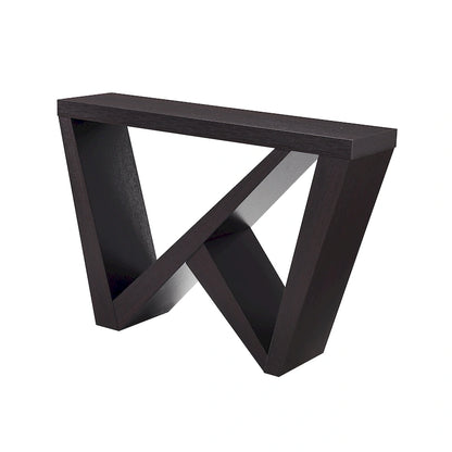 DH BASIC Modern Decorative Console Table with W-Shaped Legs by Denhour