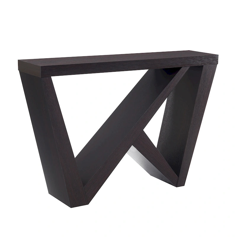 DH BASIC Modern Decorative Console Table with W-Shaped Legs by Denhour