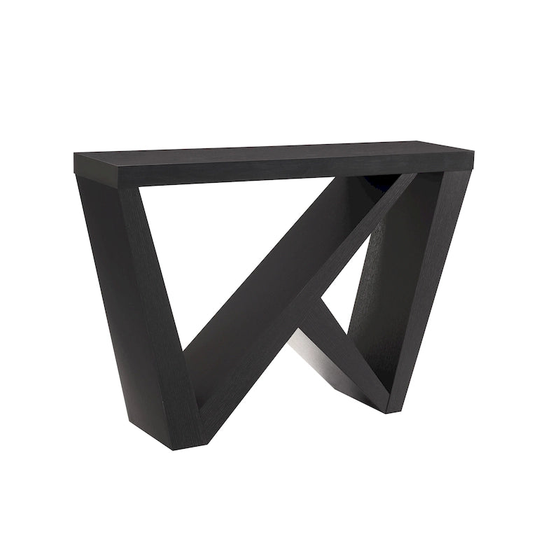 DH BASIC Modern Decorative Console Table with W-Shaped Legs by Denhour