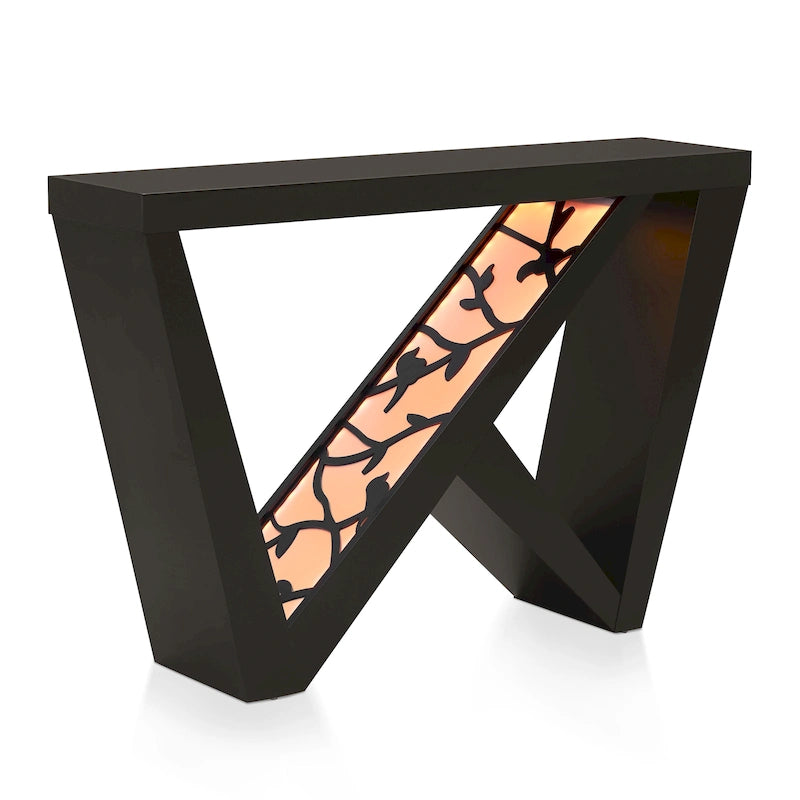 DH BASIC Modern Decorative Console Table with W-Shaped Legs by Denhour