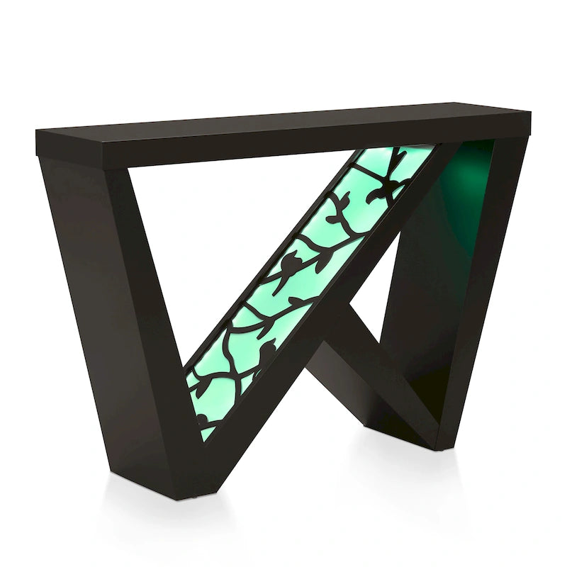 DH BASIC Modern Decorative Console Table with W-Shaped Legs by Denhour