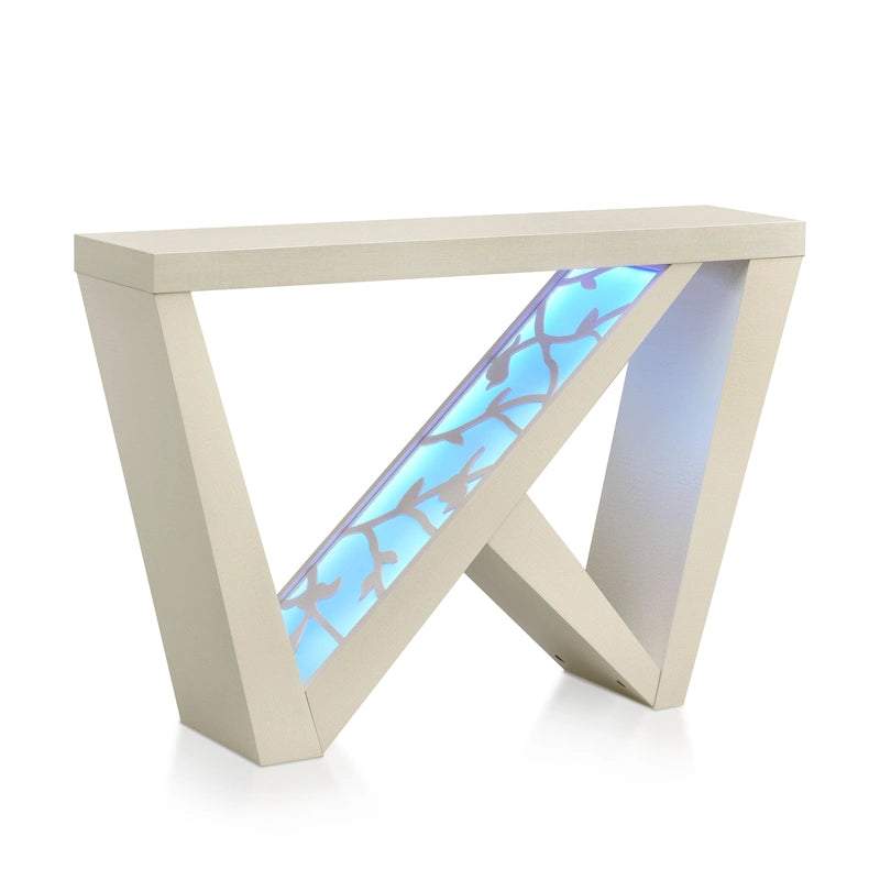 DH BASIC Modern Decorative Console Table with W-Shaped Legs by Denhour