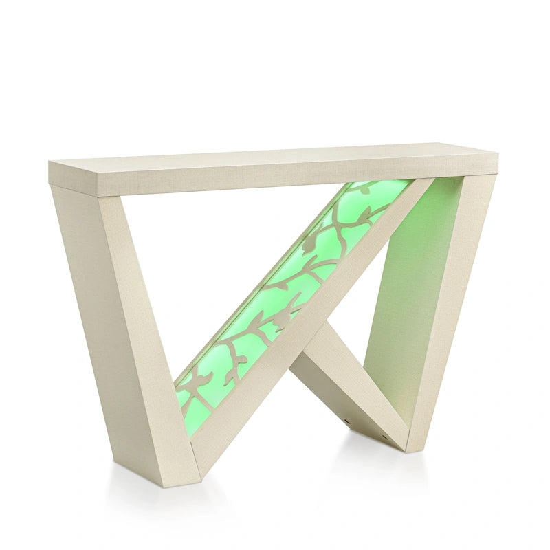 DH BASIC Modern Decorative Console Table with W-Shaped Legs by Denhour