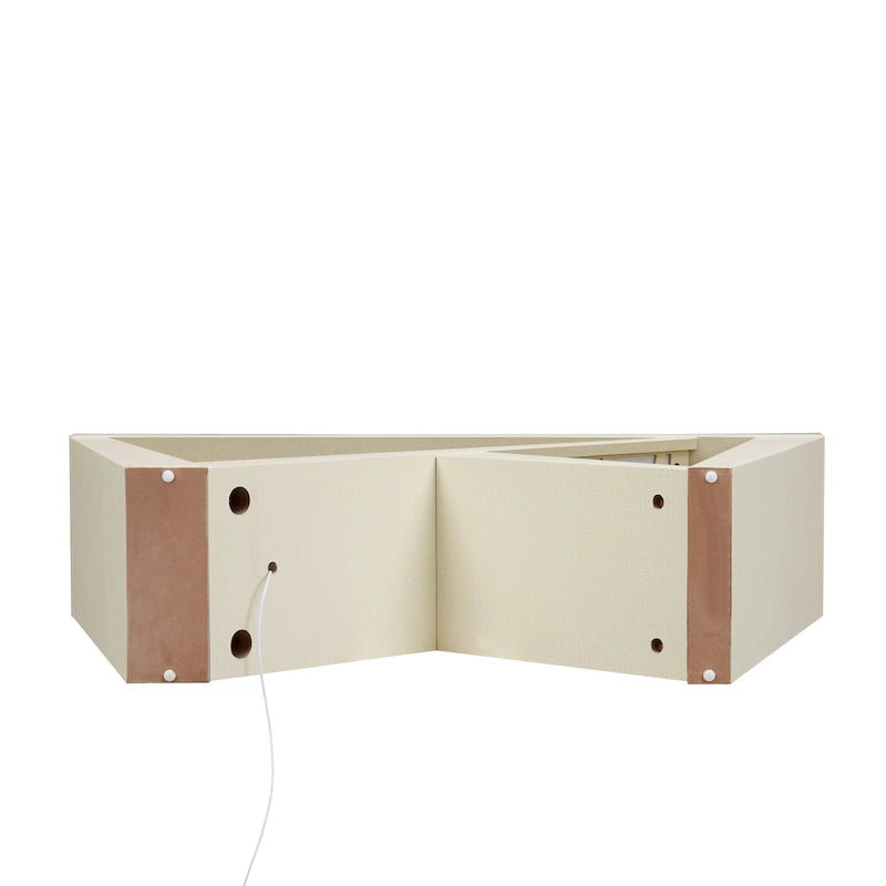 DH BASIC Modern Decorative Console Table with W-Shaped Legs by Denhour