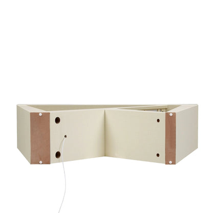DH BASIC Modern Decorative Console Table with W-Shaped Legs by Denhour