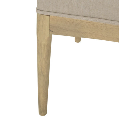 Cortina Fabric and Rubberwood Dining Chairs (Set of 2) by Christopher Knight Home