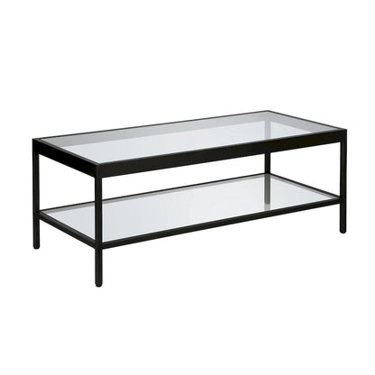 Alexis Metal and Glass Coffee Table