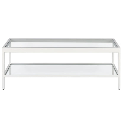 Alexis Metal and Glass Coffee Table