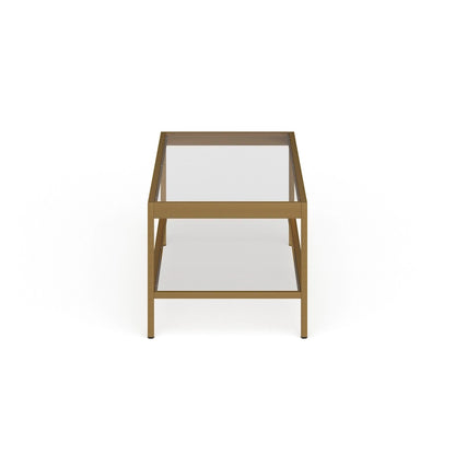 Alexis Metal and Glass Coffee Table