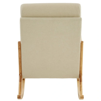 39.37 W High-Back Dual-Use Upholstered Rocking Chair/Accent Chair