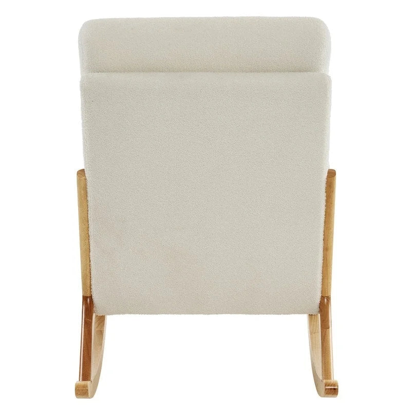 39.37 W High-Back Dual-Use Upholstered Rocking Chair/Accent Chair