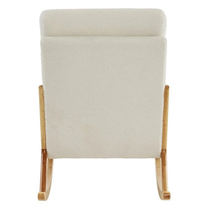 39.37 W High-Back Dual-Use Upholstered Rocking Chair/Accent Chair