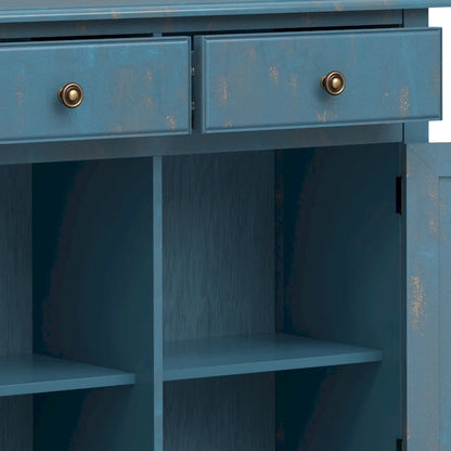 WYNDENHALL Hampshire 40 Wide Solid Wood Traditional Entryway Storage Cabinet - 40w x 15d x 36 h