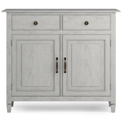 WYNDENHALL Hampshire 40 Wide Solid Wood Traditional Entryway Storage Cabinet - 40w x 15d x 36 h