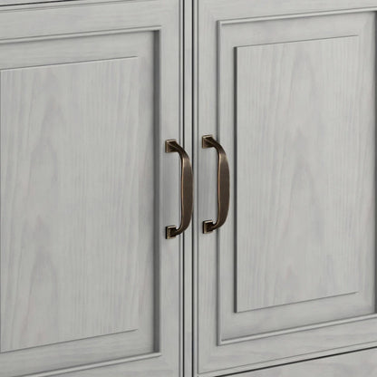 WYNDENHALL Hampshire 40 Wide Solid Wood Traditional Entryway Storage Cabinet - 40w x 15d x 36 h