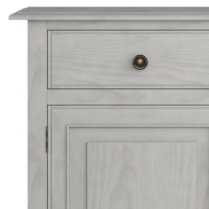 WYNDENHALL Hampshire 40 Wide Solid Wood Traditional Entryway Storage Cabinet - 40w x 15d x 36 h