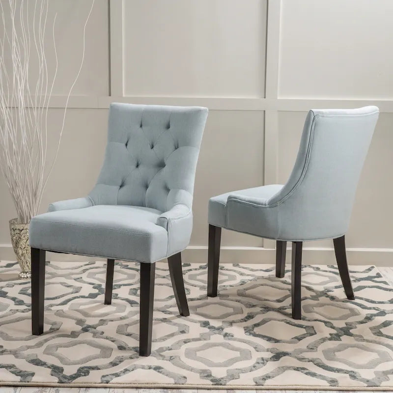 Christopher Knight Home Cheney Contemporary Tufted Dining Chairs (Set of 2) - 21.50 L x 25.00 W x 36.00 H