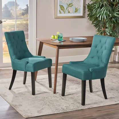 Christopher Knight Home Cheney Contemporary Tufted Dining Chairs (Set of 2) - 21.50 L x 25.00 W x 36.00 H