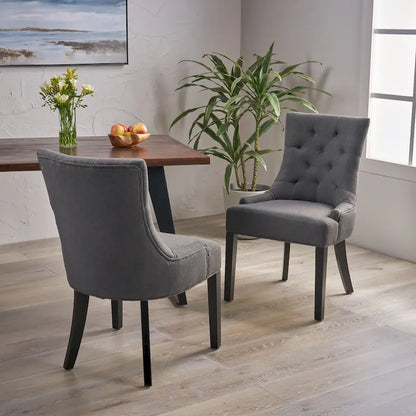 Christopher Knight Home Cheney Contemporary Tufted Dining Chairs (Set of 2) - 21.50 L x 25.00 W x 36.00 H