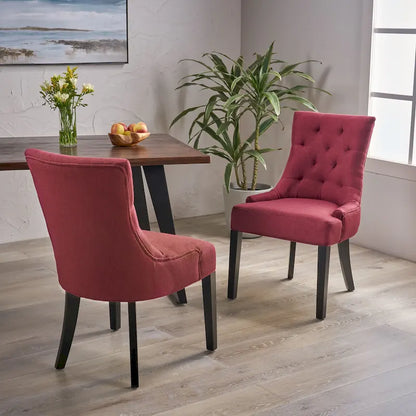 Christopher Knight Home Cheney Contemporary Tufted Dining Chairs (Set of 2) - 21.50 L x 25.00 W x 36.00 H