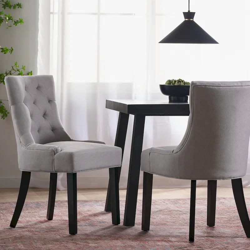 Christopher Knight Home Cheney Contemporary Tufted Dining Chairs (Set of 2) - 21.50 L x 25.00 W x 36.00 H