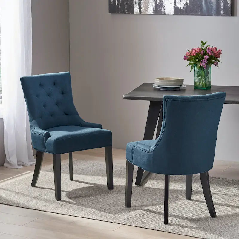 Christopher Knight Home Cheney Contemporary Tufted Dining Chairs (Set of 2) - 21.50 L x 25.00 W x 36.00 H