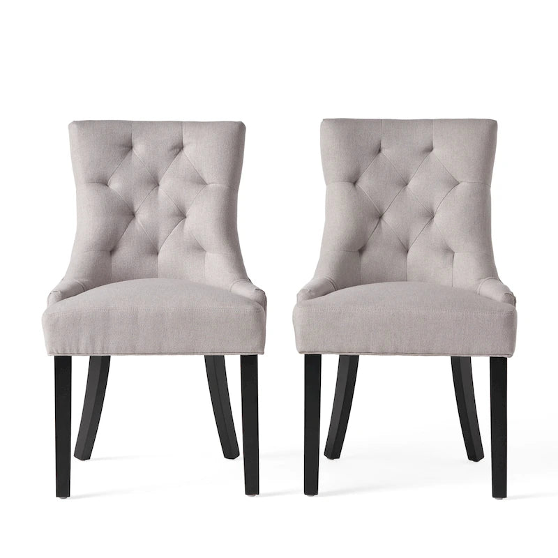Christopher Knight Home Cheney Contemporary Tufted Dining Chairs (Set of 2) - 21.50 L x 25.00 W x 36.00 H