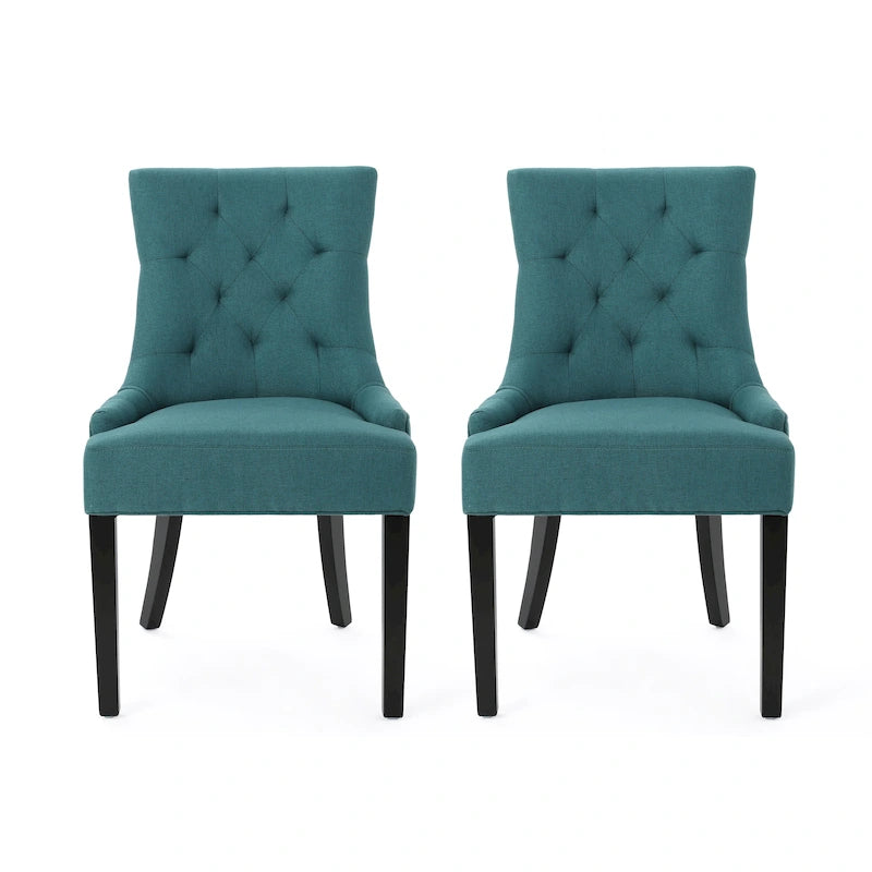 Christopher Knight Home Cheney Contemporary Tufted Dining Chairs (Set of 2) - 21.50 L x 25.00 W x 36.00 H