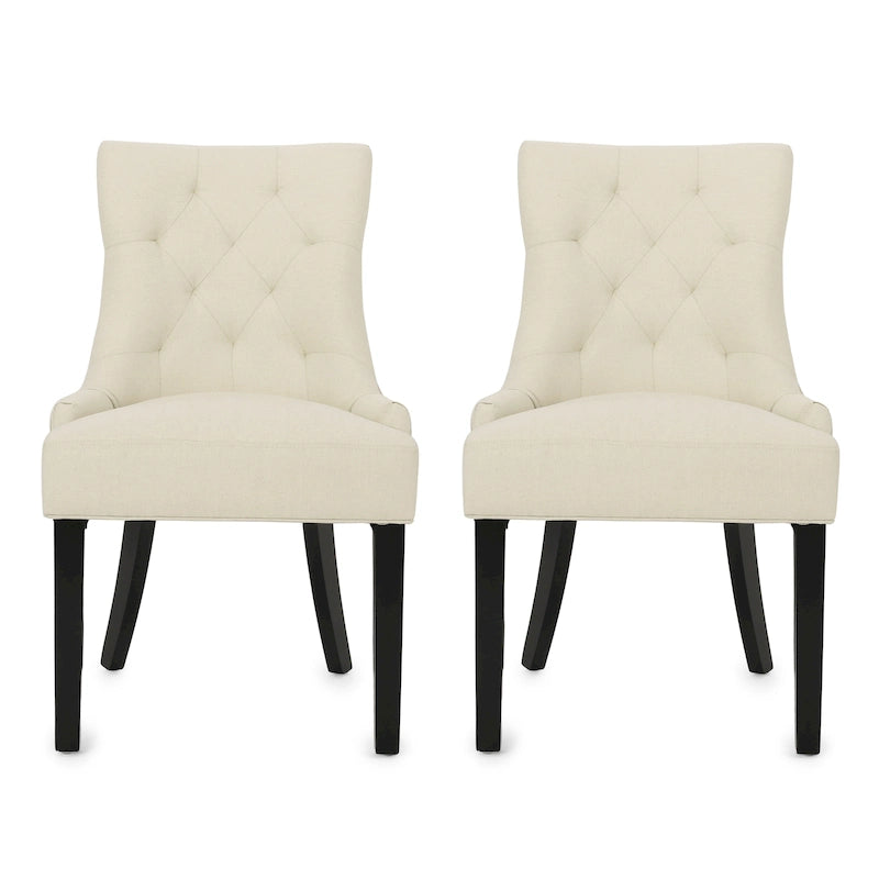 Christopher Knight Home Cheney Contemporary Tufted Dining Chairs (Set of 2) - 21.50 L x 25.00 W x 36.00 H