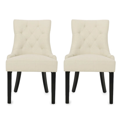 Christopher Knight Home Cheney Contemporary Tufted Dining Chairs (Set of 2) - 21.50 L x 25.00 W x 36.00 H