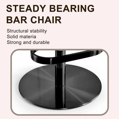 CAROCC Velvet Counter Bar stool with Height Adjustable and Swivel