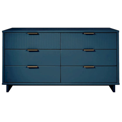 Manhattan Comfort Granville 55.07 Modern Double Wide 6 Drawer Dresser