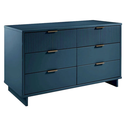 Manhattan Comfort Granville 55.07 Modern Double Wide 6 Drawer Dresser
