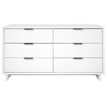 Manhattan Comfort Granville 55.07 Modern Double Wide 6 Drawer Dresser