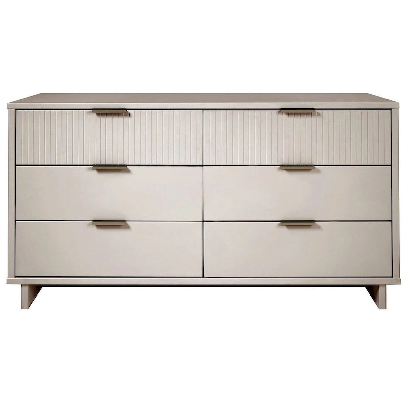 Manhattan Comfort Granville 55.07 Modern Double Wide 6 Drawer Dresser
