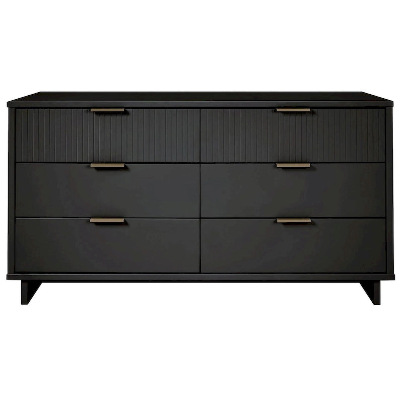 Manhattan Comfort Granville 55.07 Modern Double Wide 6 Drawer Dresser