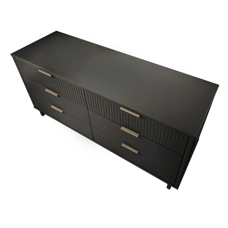Manhattan Comfort Granville 55.07 Modern Double Wide 6 Drawer Dresser