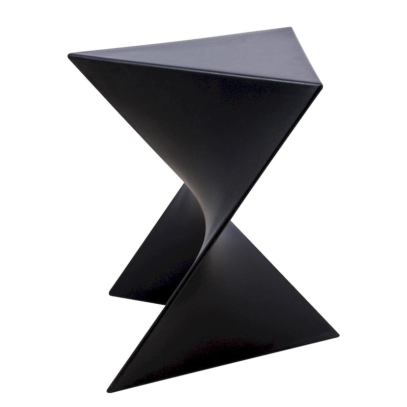 Randolph Indoor Side Table Lightweight Triangular Design Accent End Table